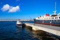 Denia marina boats port in Alicante Spain