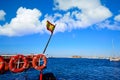 Denia marina boats port in Alicante Spain