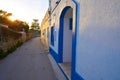 Denia Mediterranean village facades in alicante
