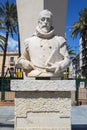 Miguel de Cervantes Sculpture in Denia