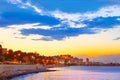 Denia sunset las Rotas in Mediterranean Spain