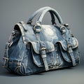 Denim Bag By Wilhelm: Zbrush Style With Monochromatic Shadows