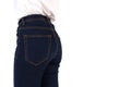 Denim blue jeans cotton pants skinny fashions