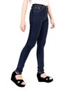 Denim blue jeans cotton pants skinny, Slim fit of legs Royalty Free Stock Photo