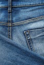 Denim cloth close-up Royalty Free Stock Photo