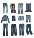 Denim clothes set