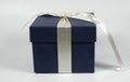 Denim Giftbox Royalty Free Stock Photo