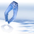 Denim jeans Royalty Free Stock Photo
