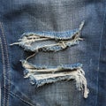 Denim jeans blue old torn