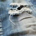 Denim jeans blue old torn of jeans