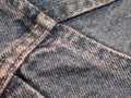Denim Jeans Fabric Texture Royalty Free Stock Photo