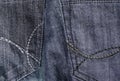 Denim jeans material background Royalty Free Stock Photo