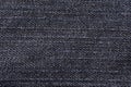 Denim jeans texture pattern, Close up of dark blue jeans fabric detail Royalty Free Stock Photo