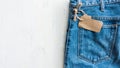 denim jeans trouser Royalty Free Stock Photo