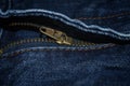 denim pants zipper Royalty Free Stock Photo
