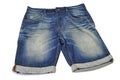 Denim shorts Royalty Free Stock Photo