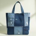 The bag displays visible distressing and stitched pocket details Royalty Free Stock Photo
