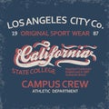 Denim typography, t-shirt graphics