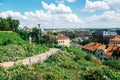 Denis Gardens and Brno city panorama view in Brno, Czech Republic