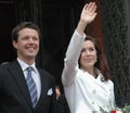 Denish Prince Frederik and his wife Royalty Free Stock Photo