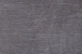 A denium gray jean closeup, background with space for text. View of old jeans details Royalty Free Stock Photo