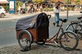 Denmark. City bike in Copenhagen. September 19, 2018