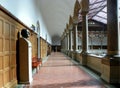 Denmark, Copenhagen, City Hall Square, Copenhagen City Hall, corridor along the gallery of the third floor