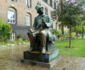 Denmark, Copenhagen, City Hall Square, statue of Andersen Royalty Free Stock Photo