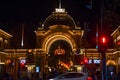 Denmark, Copenhagen: Entrance to the Tivoli park with decorations for the holiday - Halloween