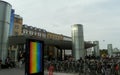 Denmark, Copenhagen, Frederiksborggade 1, bicycle parking near the Norreport station