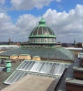 Denmark, Copenhagen, 26 H. C. Andersens Blvd, Ny Carlsberg Glyptotek, view of the main dome of the building from the roof