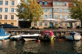 Denmark. Copenhagen. Houses and streets of Copenhagen. September 19, 2018