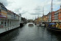 Denmark, Copenhagen, Nyhavn, canal and ship views