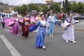 DENMARK FALUN GONG PROTEST AGAINST CHINA Royalty Free Stock Photo