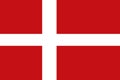 Denmark. Flag of Denmark. Horizontal design. llustration of the flag of Denmark. Horizontal design. Abstract design.