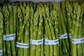 Denmark home grwon green asparagus nd white asparagus Royalty Free Stock Photo