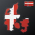 Denmark modern halftone