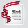 Denmark flag background