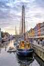 Denmark - Zealand region - Copenhagen city center - panoramic vi Royalty Free Stock Photo