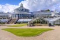 Denmark - Zealand region - Copenhagen city center - University Botanical Garden with historical greenhouse pavilions Royalty Free Stock Photo