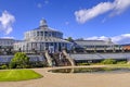 Denmark - Zealand region - Copenhagen city center - University Botanical Garden with historical greenhouse pavilions Royalty Free Stock Photo