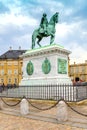 Denmark - Zealand region - Copenhagen - the statue Frederik V on