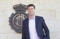 Denmarks Michael Laudrup soccer coach presentation in Mallorca