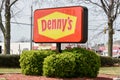 Denny`s Diner restaurant sign