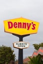 Denny's Restuarant Sign