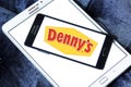 Dennys fast food logo Royalty Free Stock Photo