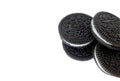 Oreo Cookies isolated on white background