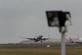 DENPASAR,BALI/INDONESIA-JUNE 08 2019: Malaysia Airline is taking off from Ngurah Rai International Airport Bali runway, when the