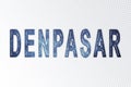 Denpasar lettering, Denpasar milky way letters, transparent background