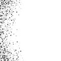 Dense black dots. Royalty Free Stock Photo